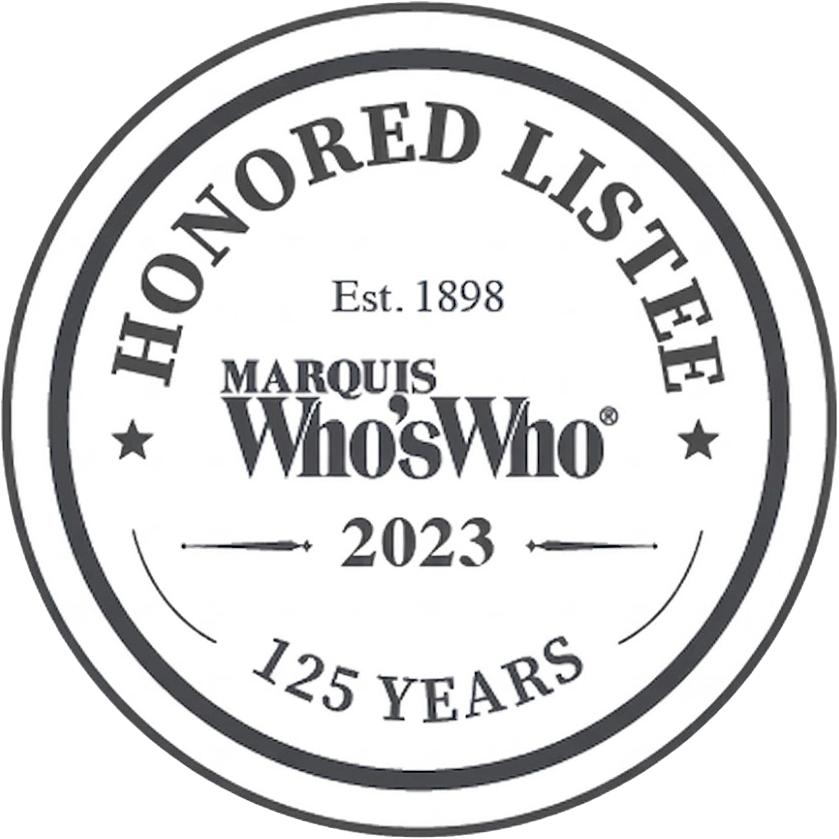 Marquis Who's Who 2023 Honored Listee awarded to Adam Rought CEO and Founder of Green Shield Deck Builders.