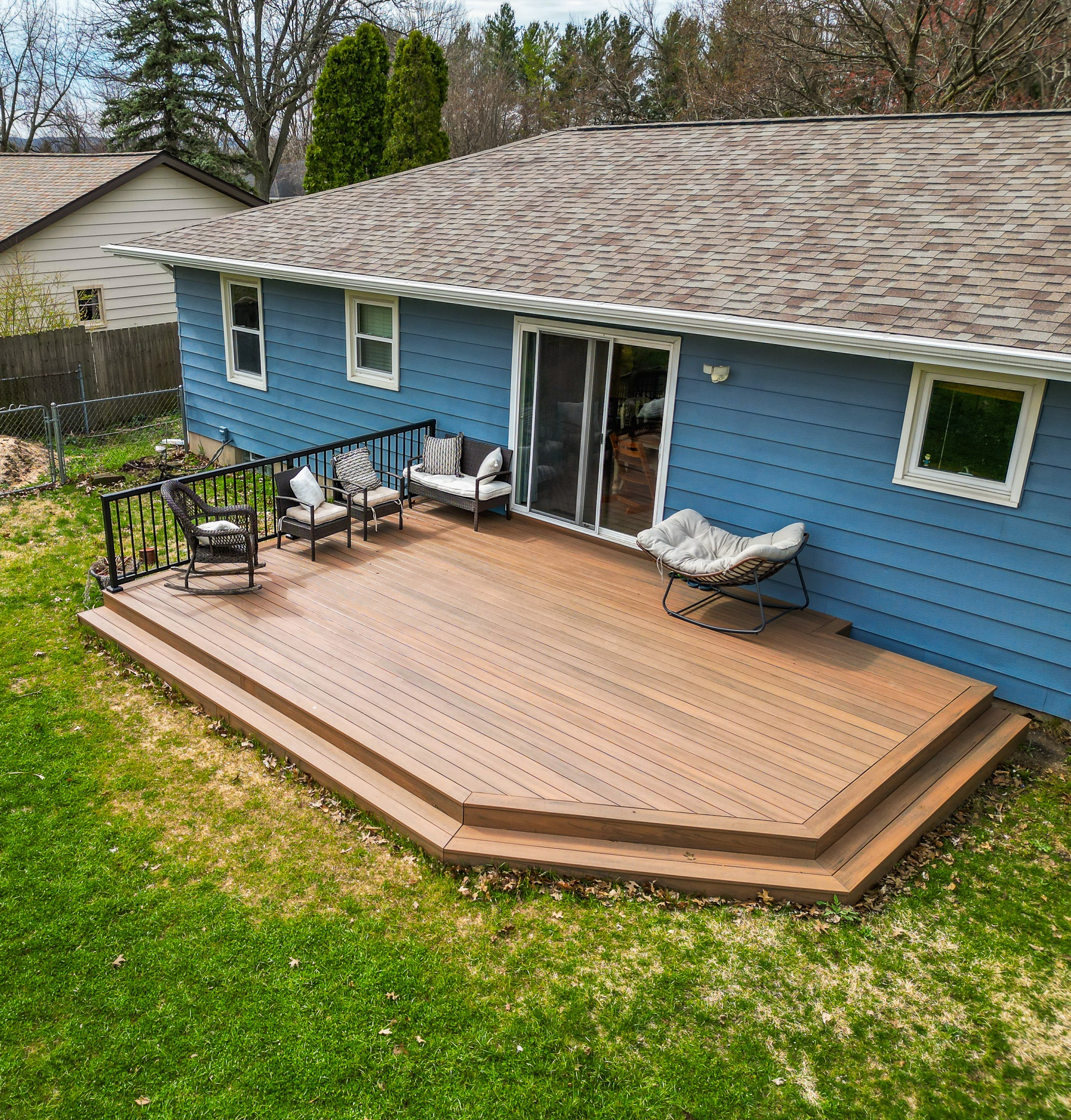 Green Shield Deck Builders | Cascading Stairs