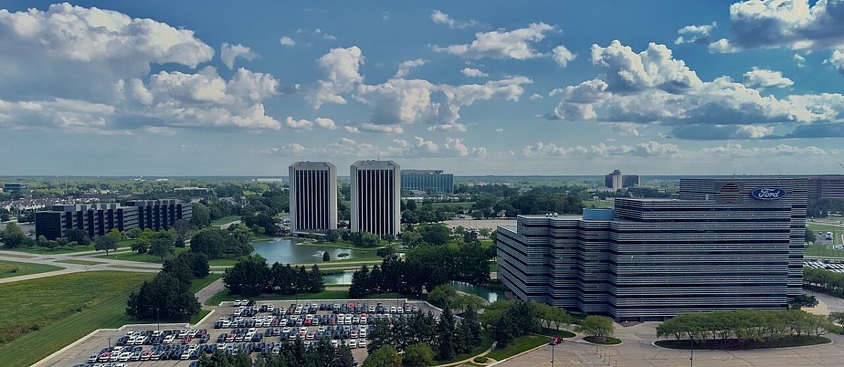 Dearborn Michigan skyline