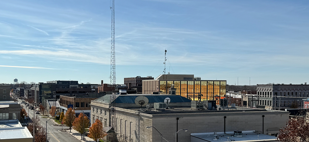 Kokomo Indiana skyline