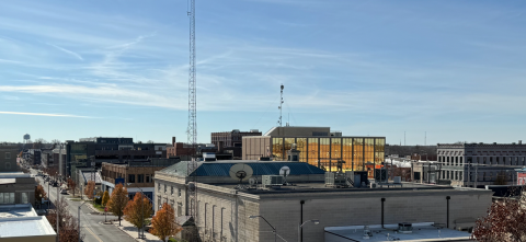 Kokomo Indiana skyline