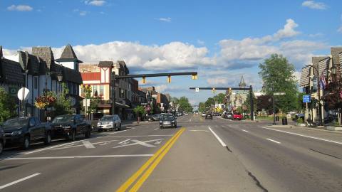 Gaylord MI downtown July 2022