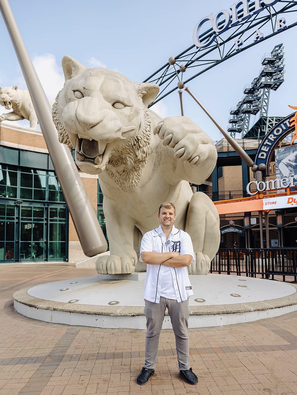 Adam at detroit tigers